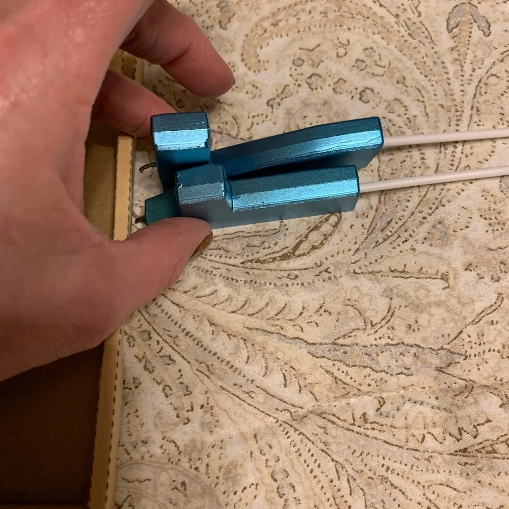 Blue Birthday Candles #17, Great Condition